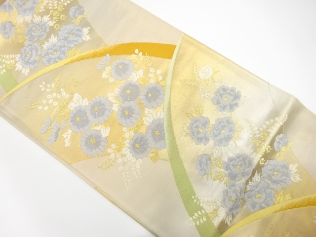 Japanese Kimono / Antique / Fukuro Obi Silk